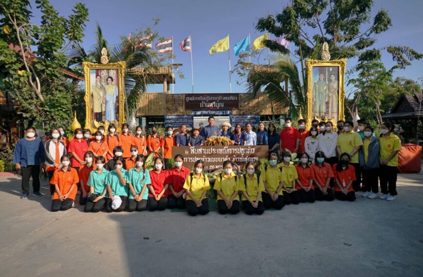 กิจกรรมสืบสานประเพณีการปลูกข้าว การปลูกข้าวแบบนาดำ ข้าวพันธุ์ กข.79 ณ บ้านทวิบุญ